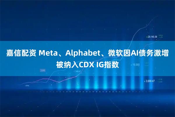 嘉信配资 Meta、Alphabet、微软因AI债务激增被纳入CDX IG指数